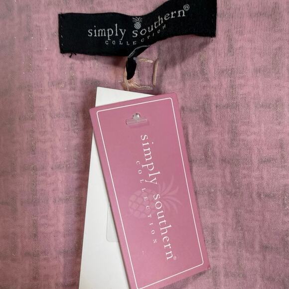 NWT Simply Southern pink tweed blazer with gold metallic weave. Women’s XXL - Picture 7 of 9